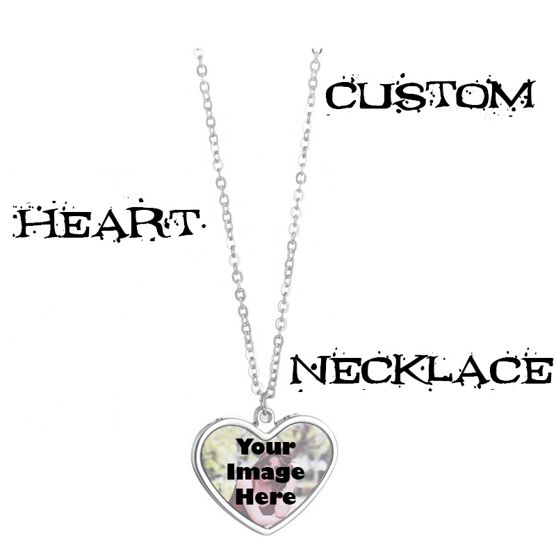 Custom Heart Necklace – Valentines Day gift – Free Gift Box Included!