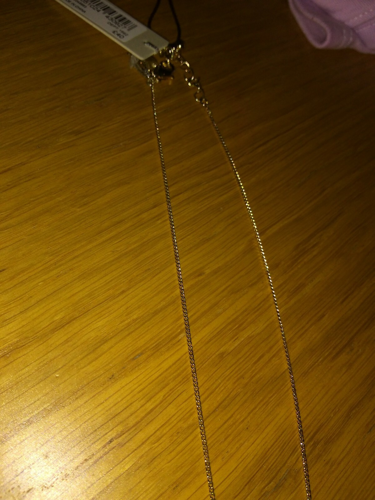 Rare Debenhams Jon Richard Purple Swarovski Crystal Drop Necklace Gold Tone