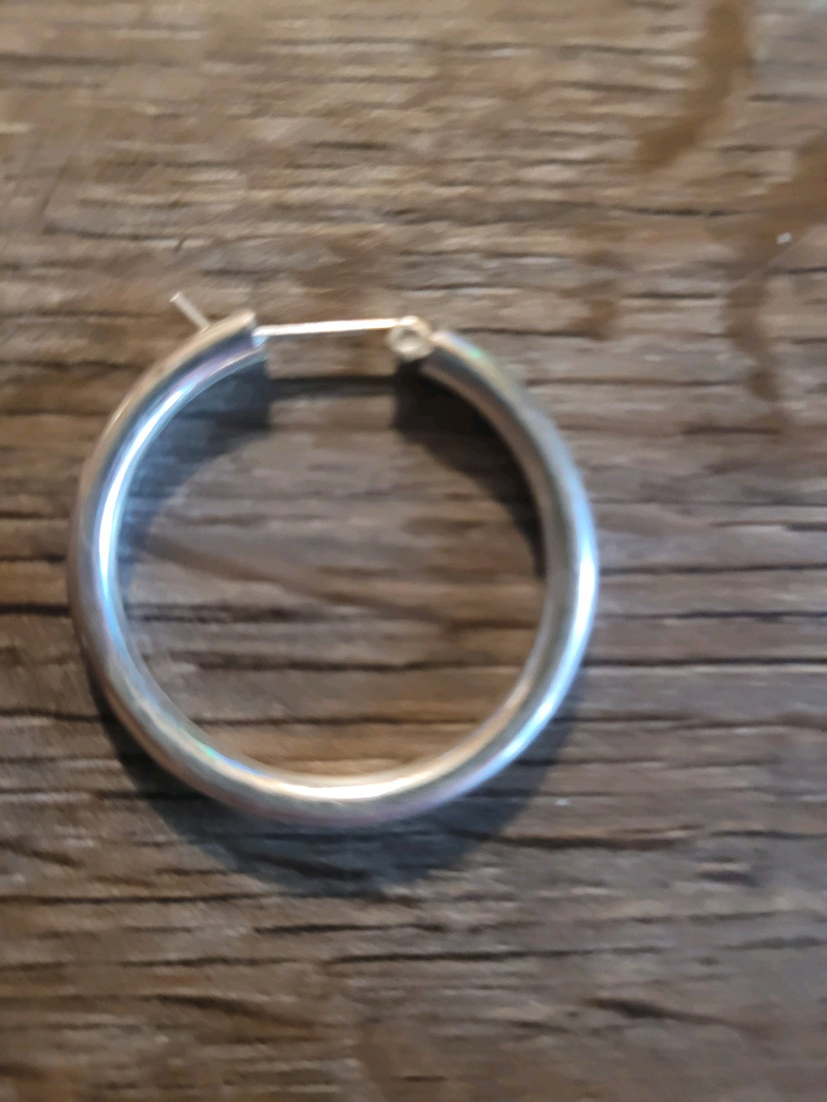 Silvertone Hoop Earrings Lever Back Pierced Earrings Women’s Fashion Jewelry
