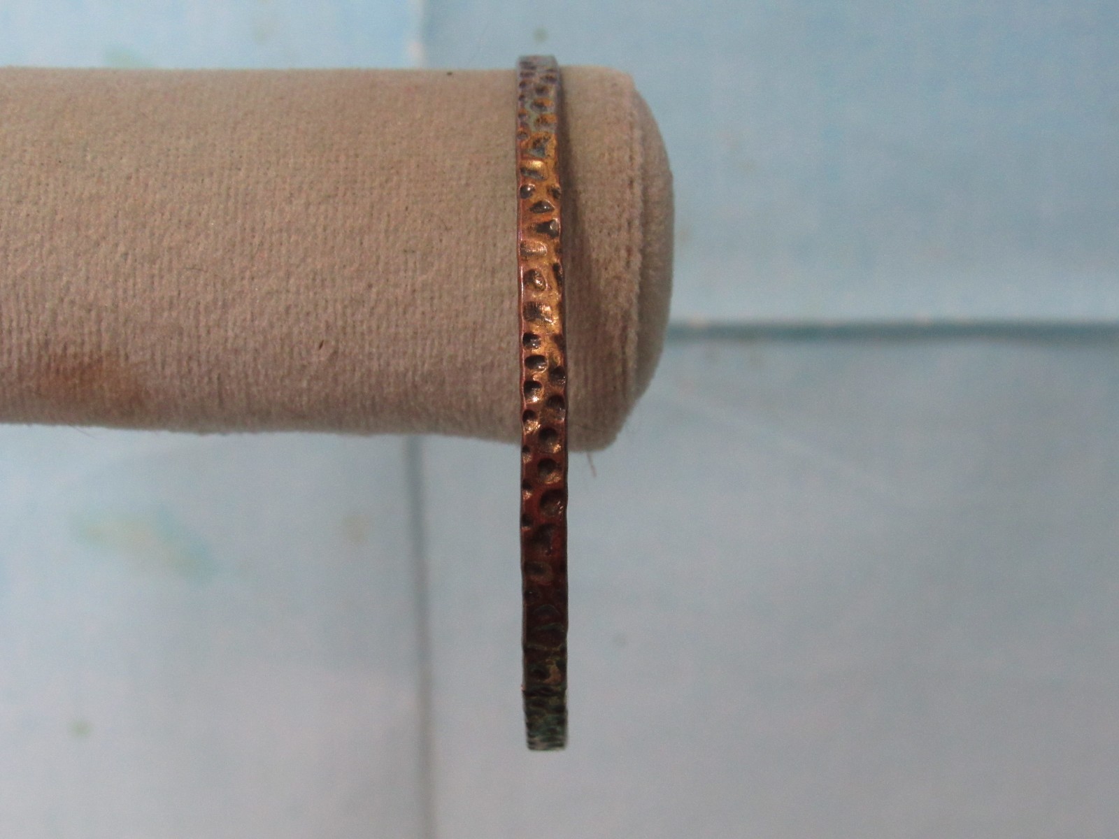 Gold Tone Bangle Bracelet 1/8″ Wide 2 3/4″ Diameter