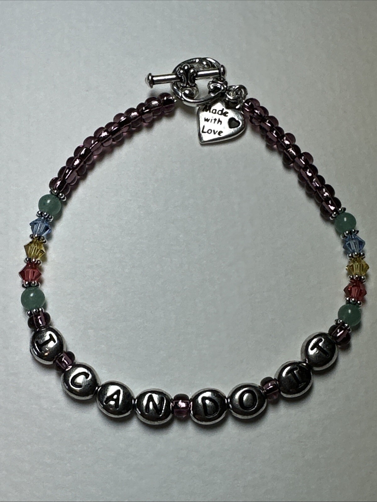 “I CAN DO IT” Affirmation Bracelet. Buy Me Now! Closeout Pricing.