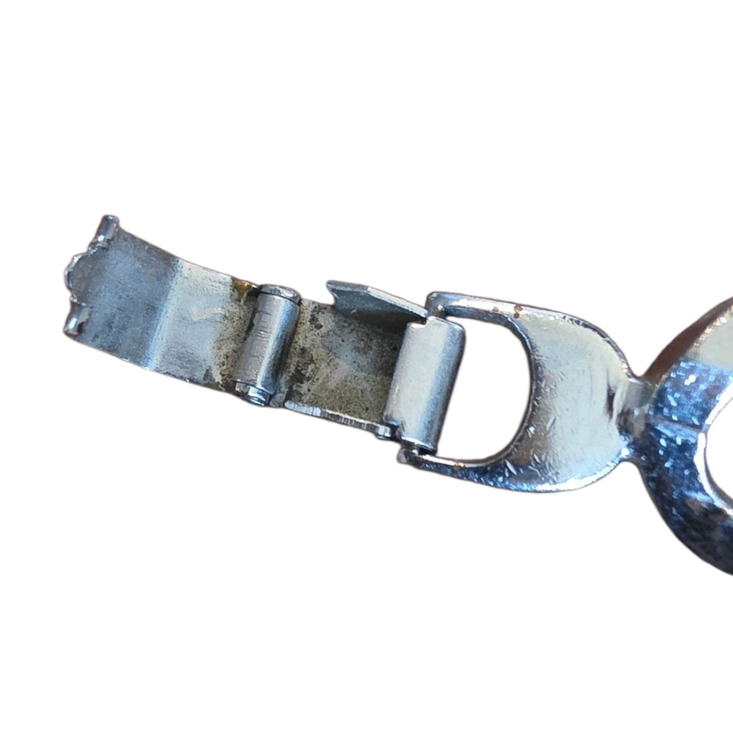 Sperry Branded Silvertone Chunky Link Bracelet