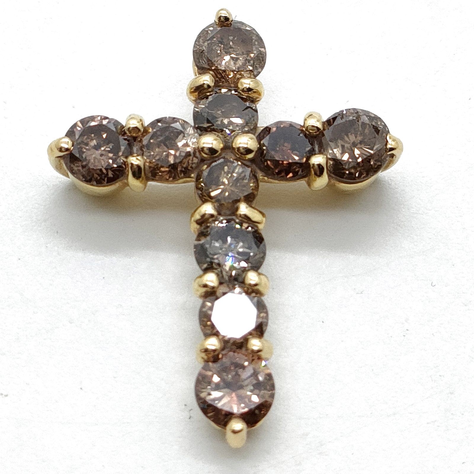 Jewelry Pendant Head Natural Diamond 2ct Gold 3294963