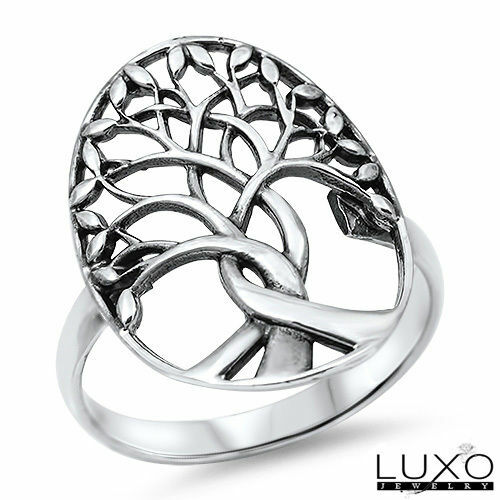 ▌Women’s 925 Sterling Silver TREE OF LIFE Ring Size 4,5,6,7,8,9,10,11,12-14 »R61