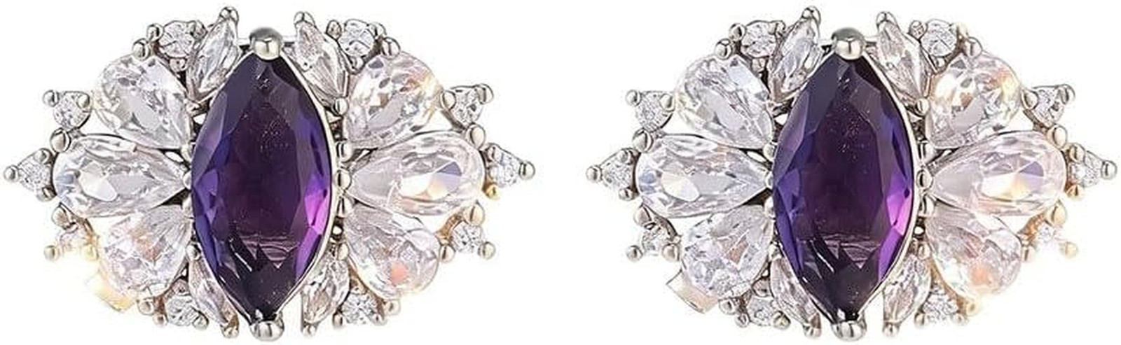 Butterfly Rhinestone for Clip on Earbuds Open Ear, Removable Ear Accessories Exq