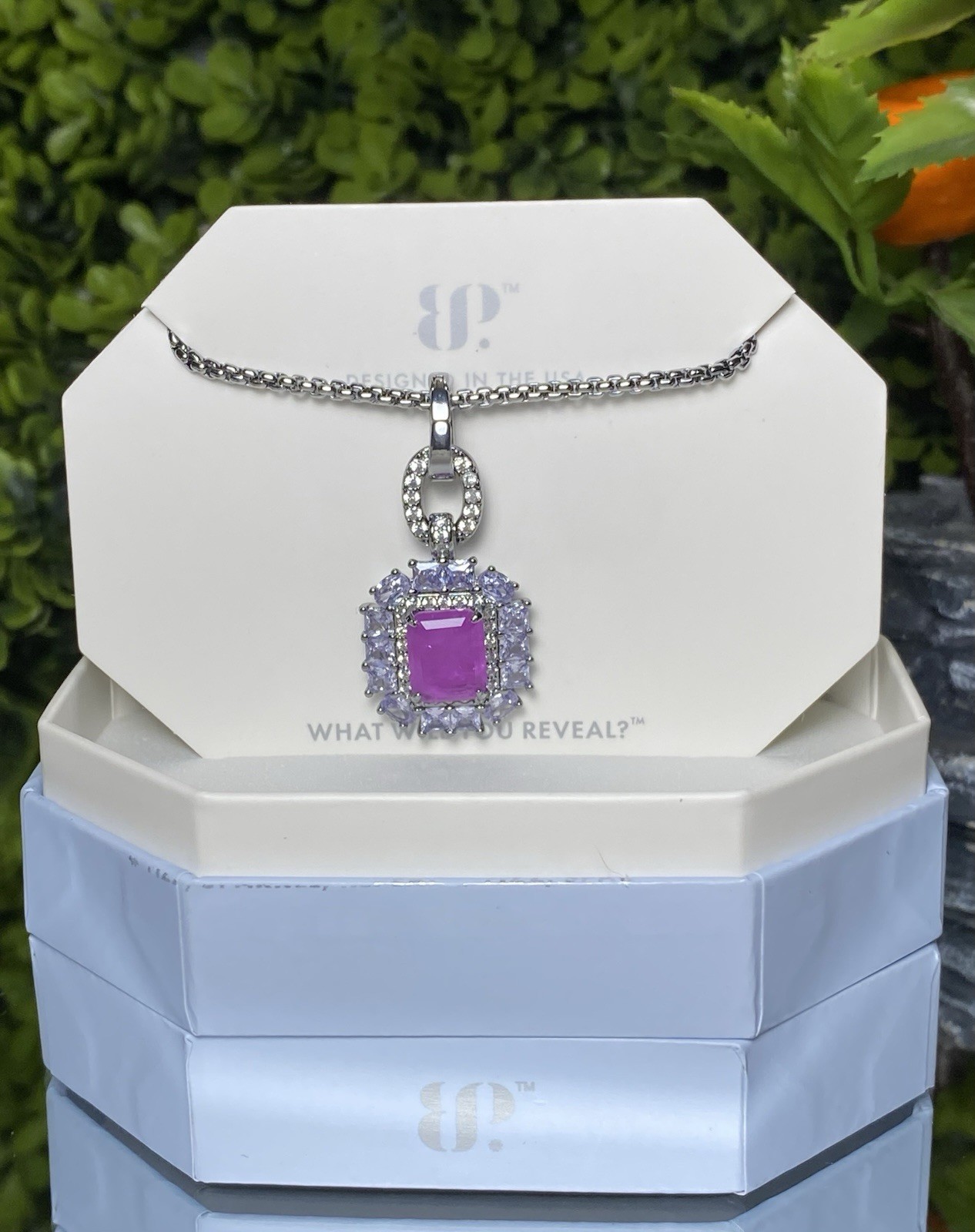 Bomb Party Necklace NK 73304 “Sparks In The Sky”💜Original Collection