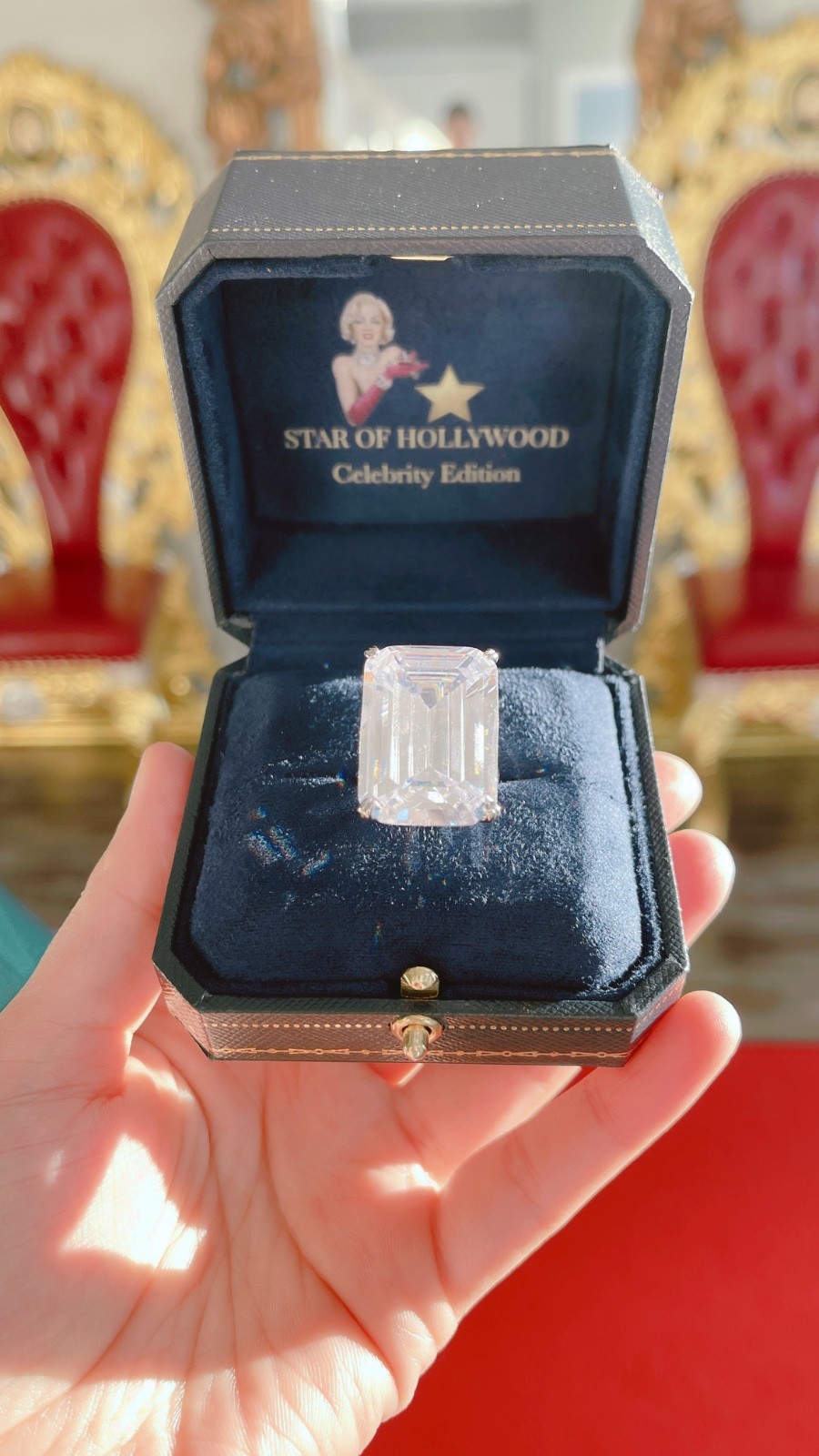 Star of Hollywood, Paris Fashion Week, Imperial Grace 65ct Austrian Crystal Ring