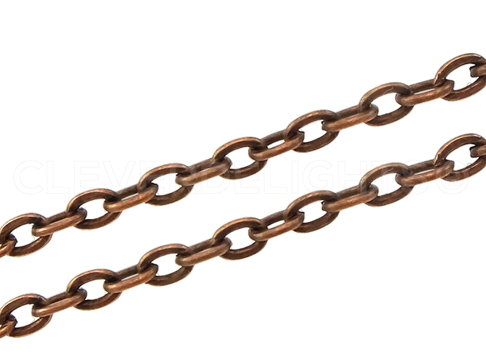3x4mm Cable Chain – Antique Copper Color – 30 Feet – Bulk Craft Jewelry Chain…