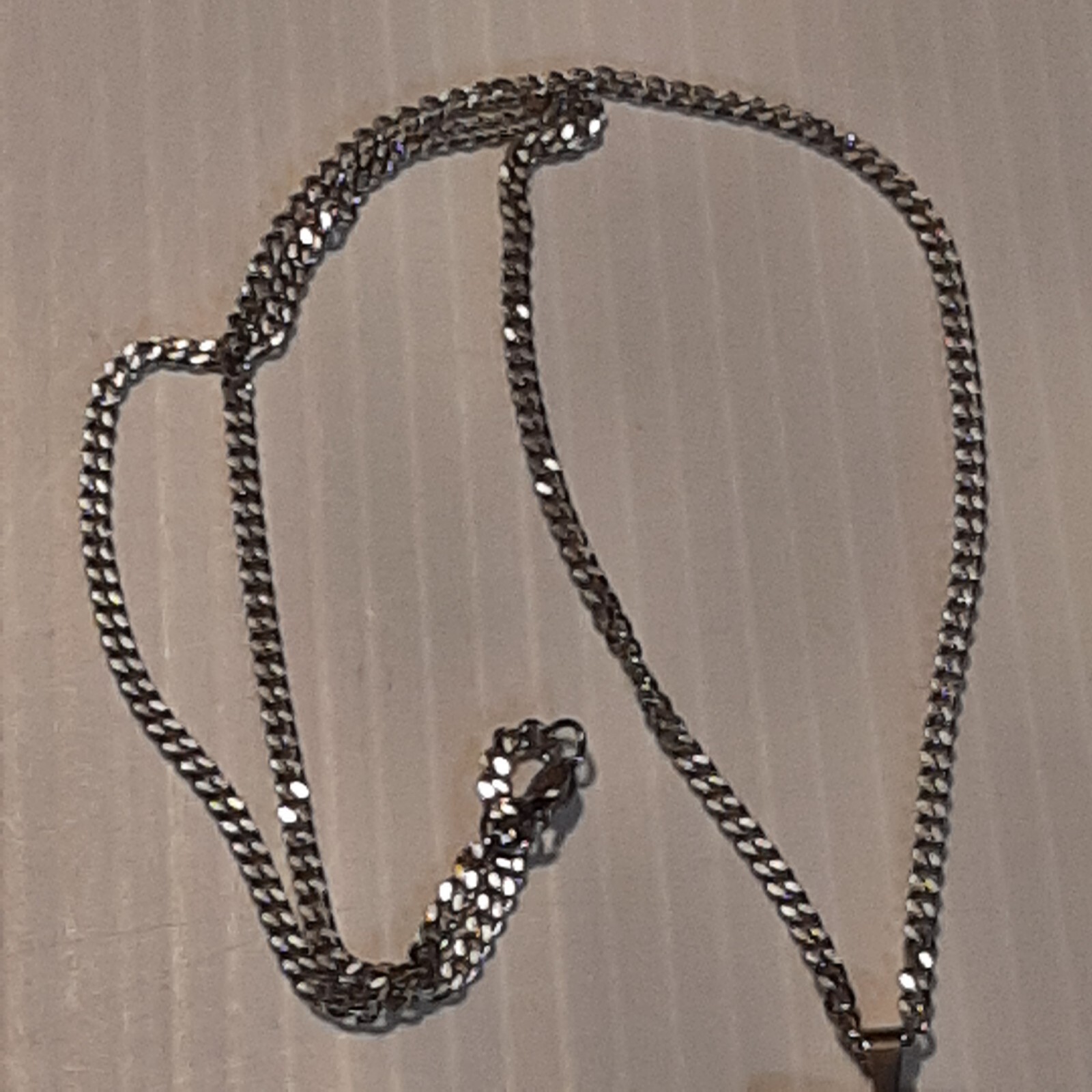 #50-#99 SPORTS FOOTBALL NUMBER Pendant Charm / 18″-24″ STAINLESS CHAIN NECKLACE