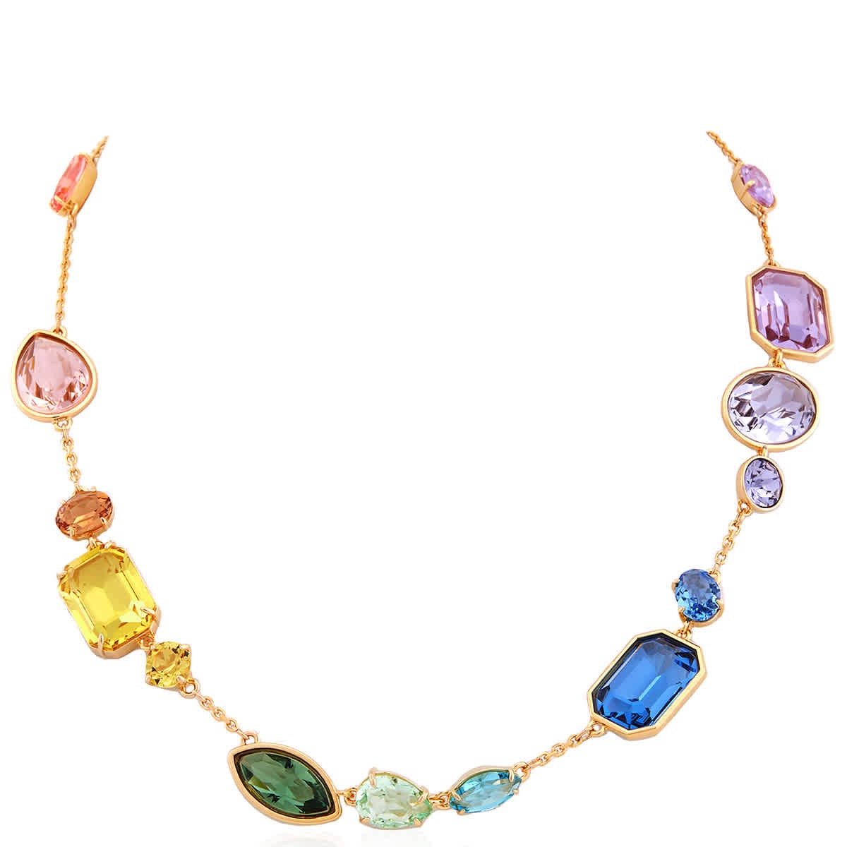 Swarovski Gema Gold-Tone Plated Crystal Necklace SW5741584