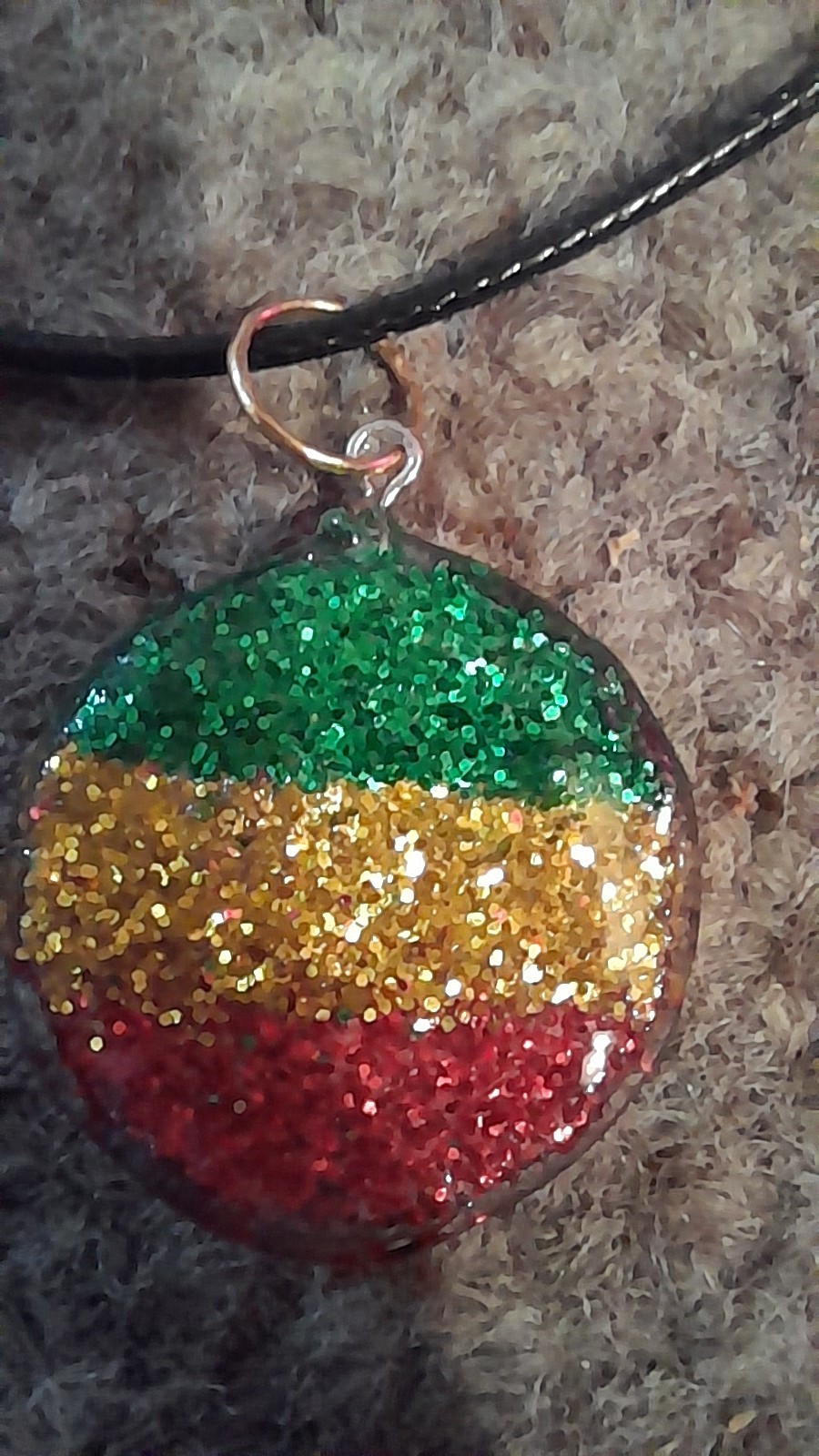 RASTA REGGAE – necklace / design size 2.5cm X 2.5cm approx FAST UK DELIVERY