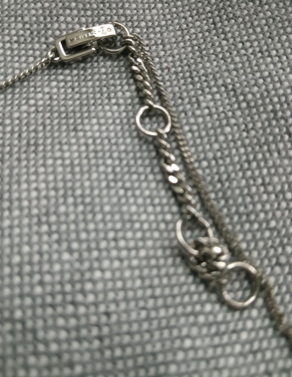 Givenchy Necklace Pave Pendant & Stud Earrings Set 16″ 3″ Extender