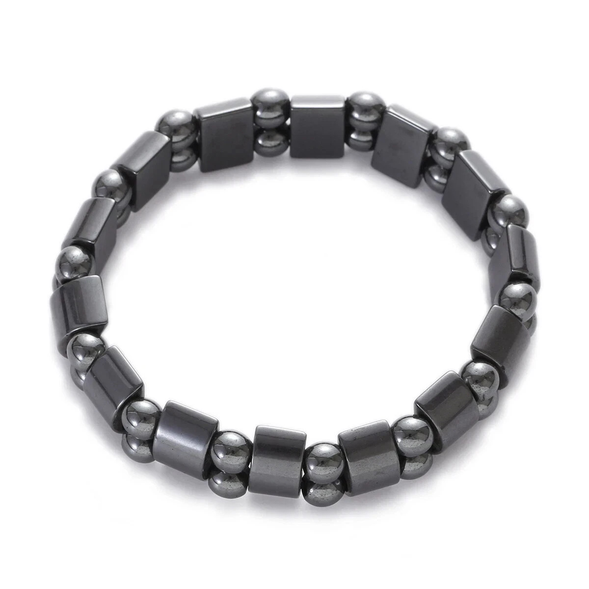 Magnetic Hematite Bracelets Pain Relief Powerfull Elastic Therapy Arthritis Gift