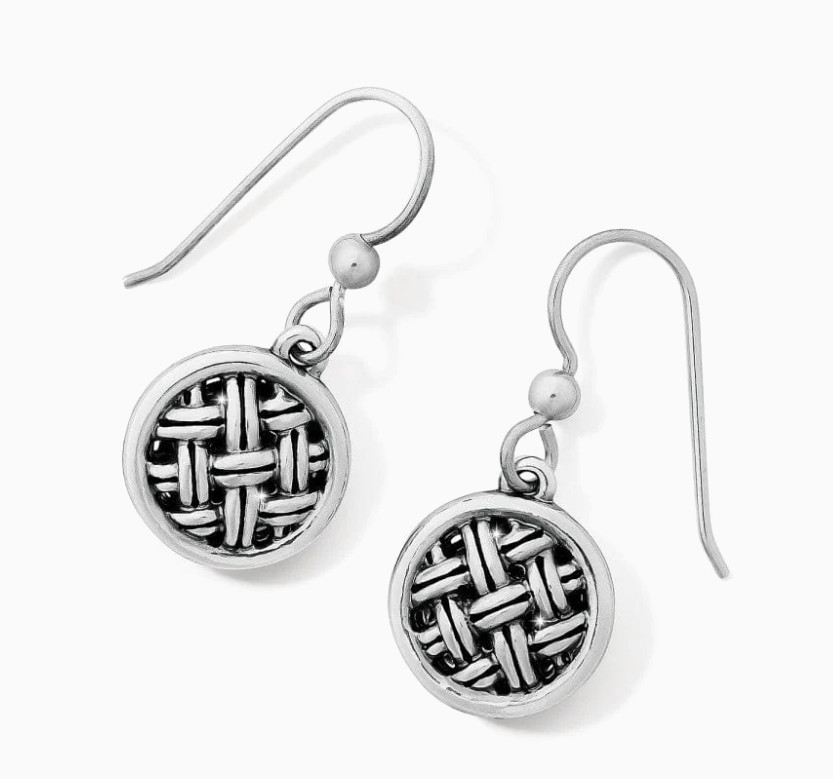 Brighton Interlok Loom French Wire Earrings Style JA9140 MSRP: $48 NWT