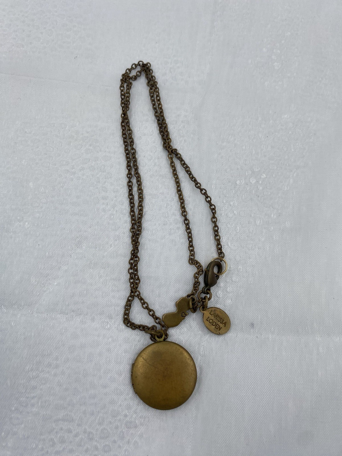 larissa loden necklace Simple Gold Photo Locket