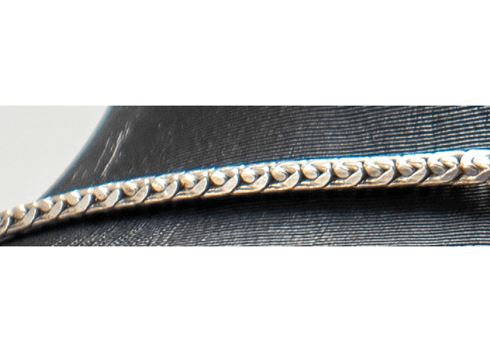 Silver Flat Cuban Link necklace 70 cm – timeless unisex necklace 925 silver