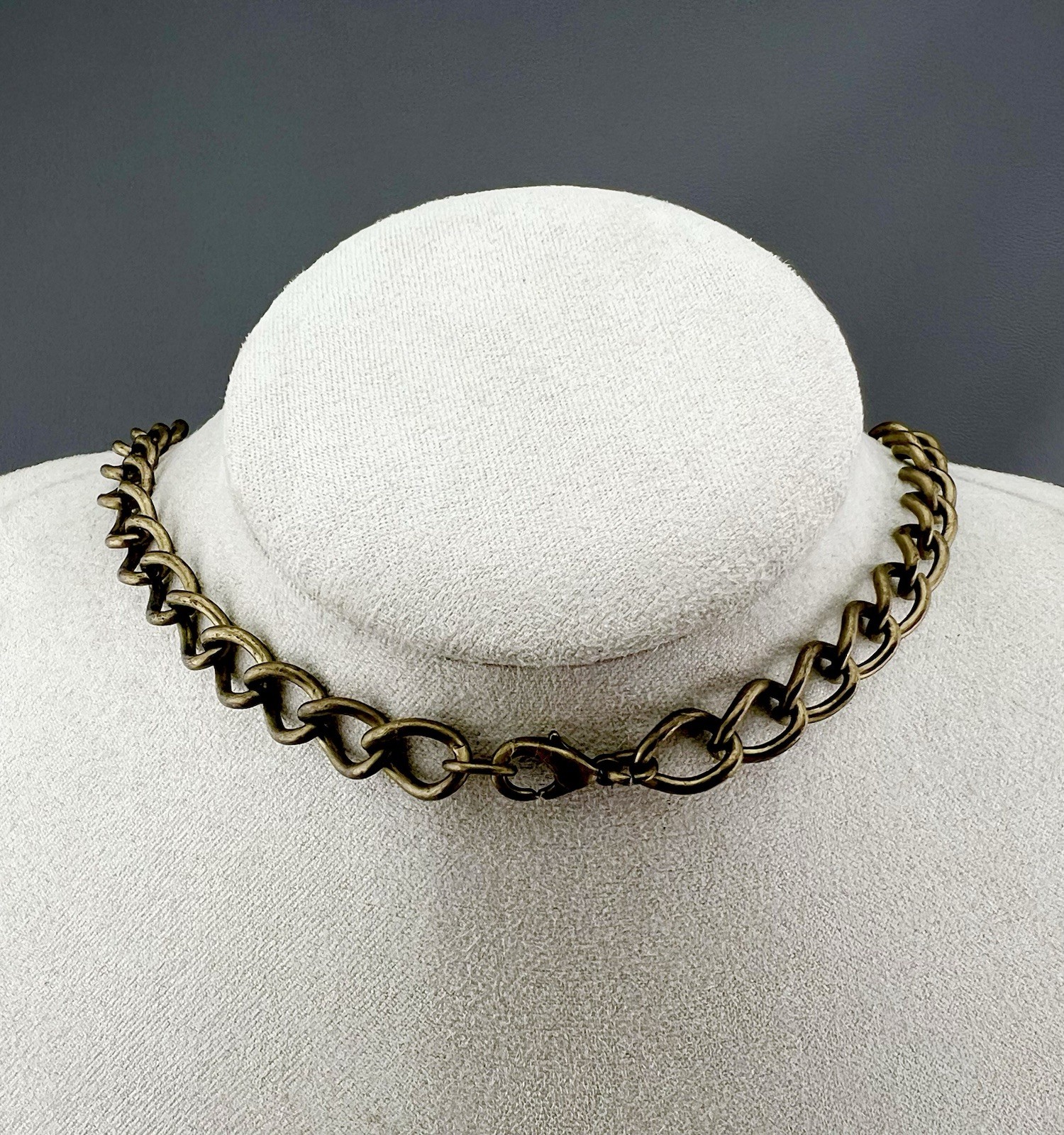 Tassel Y Drop Necklace Bronze Tone Faux Pearl Faceted Filigree Beaded Boho 26”