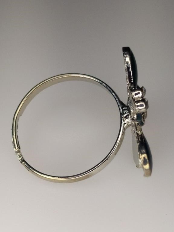 Yellow, Purple, Black, Orange, and Green Dragonfly Adjustable Fashion Rings