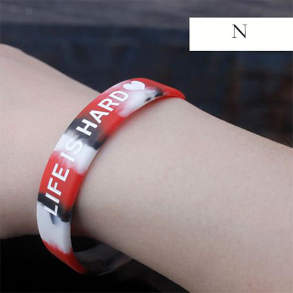 Custom Silicone Wristbands Personalize Engraved Logo/Text Rubber Bracelets