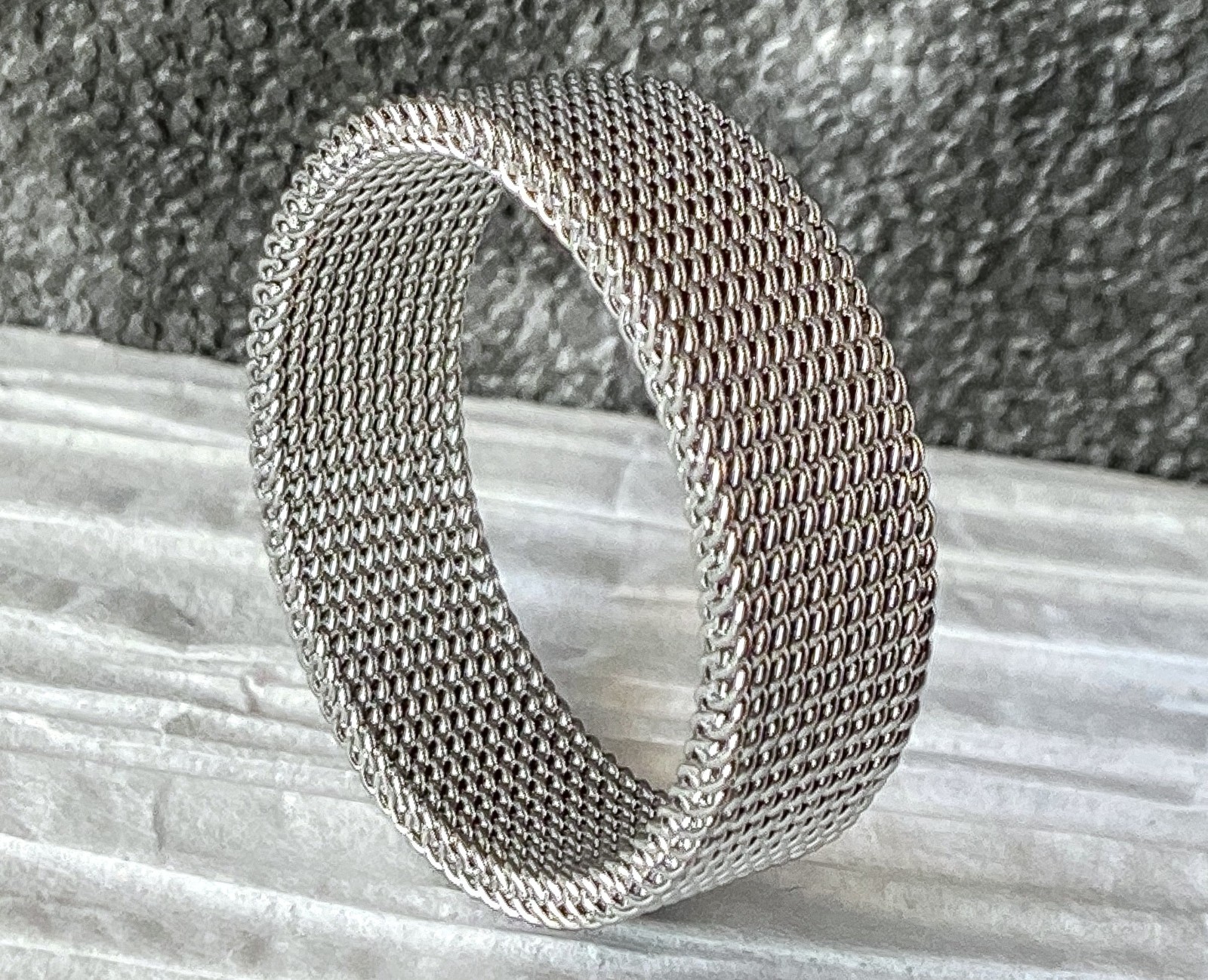 Stainless Steel Flexible Screen Ring Band Size 5,6,7,8,9,10,11,12,13 (FL150)