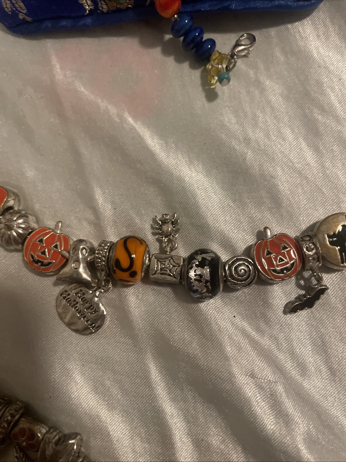 Retro Willabee and Ward Month Charm Bracelets Lot Oct , Nov, Dec, Feb With A Bag