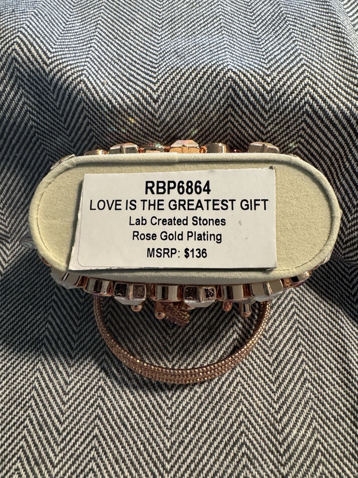 Love Is The Greatest Gift Stack Bracelet By Bomb Party (not In Case) Never Worn