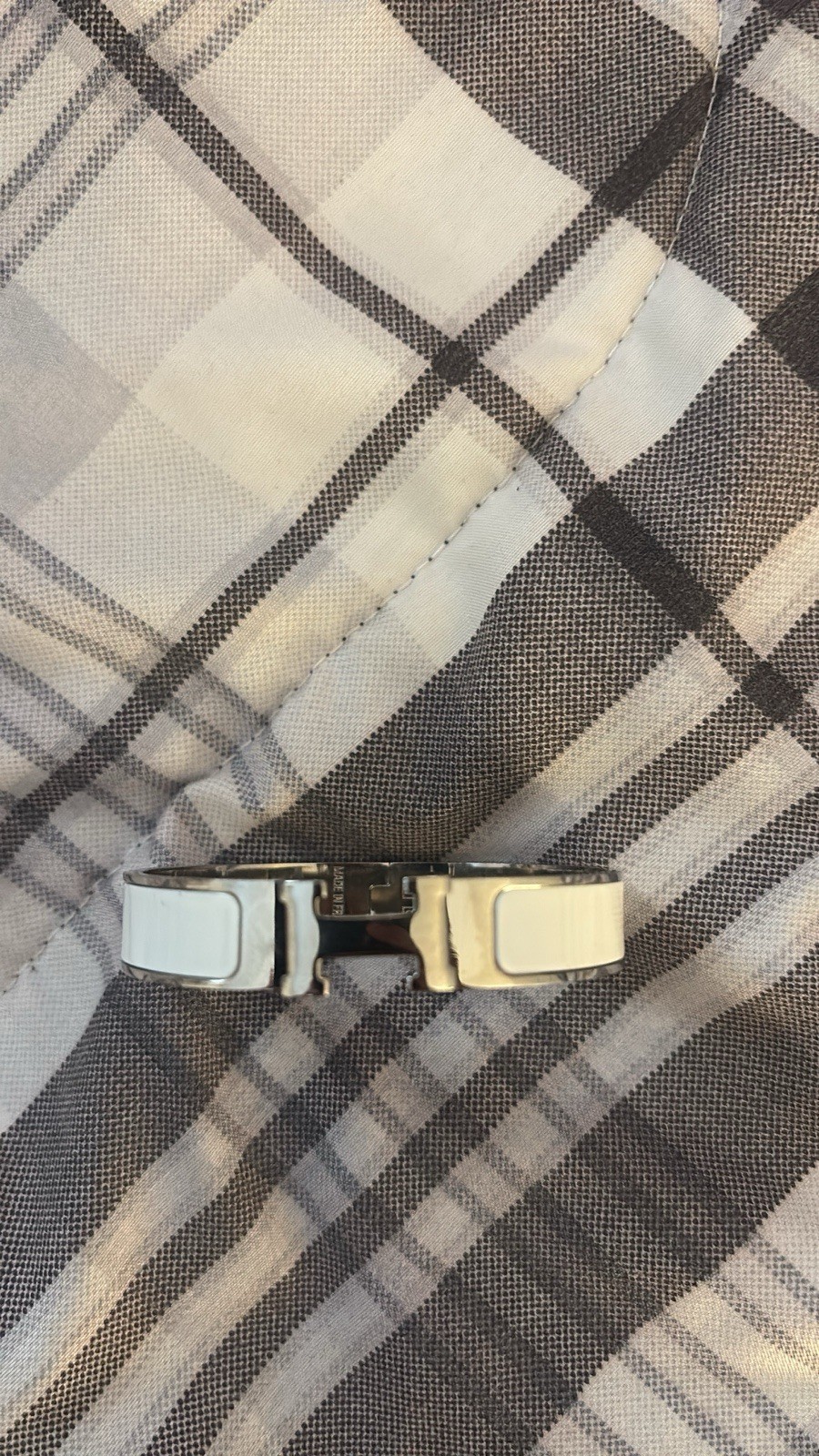 HERMÈS Clic H bangle bracelet pre owned in excellent condition w dust bag