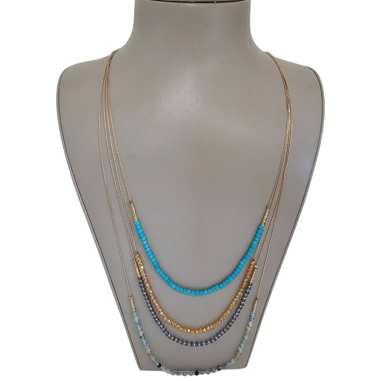 Tommy Bahama Turquoise Graduated Necklace NWT MSRP $88