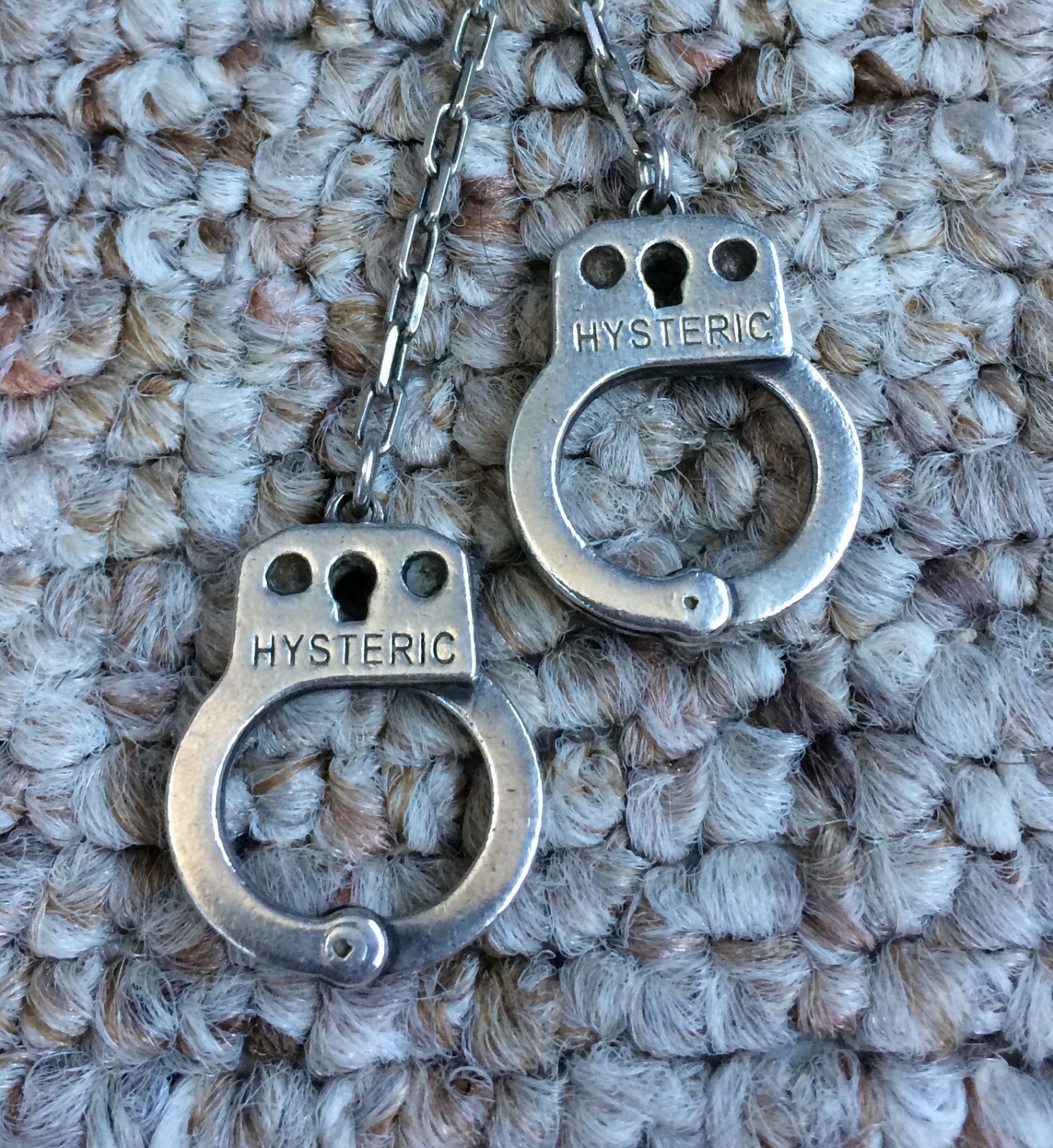 Hysteric Glamour Sterling Silver Handcuffs Necklace