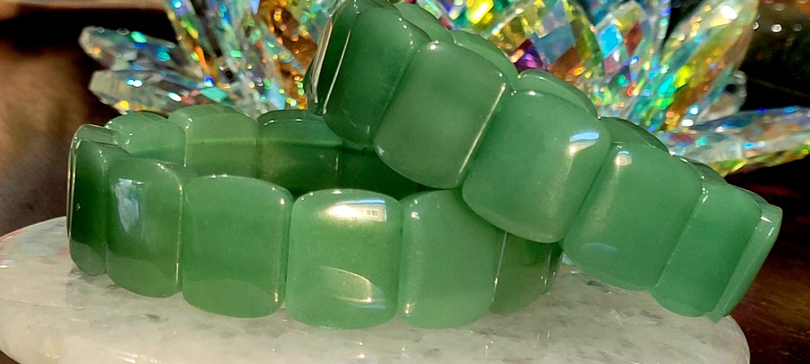 Green Aventurine 19mm Bangle