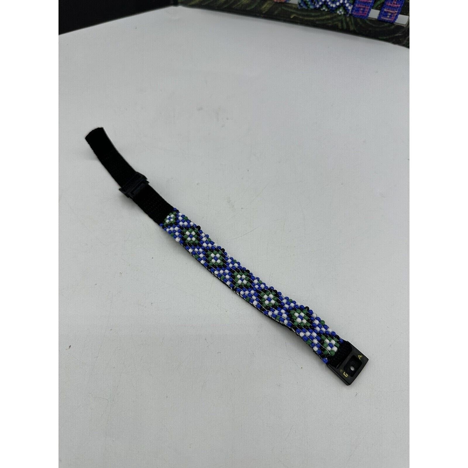 Vintage Gotcha Bracelet Adult Unisex Surf Skate Braided Wrap Multi 80s 90s