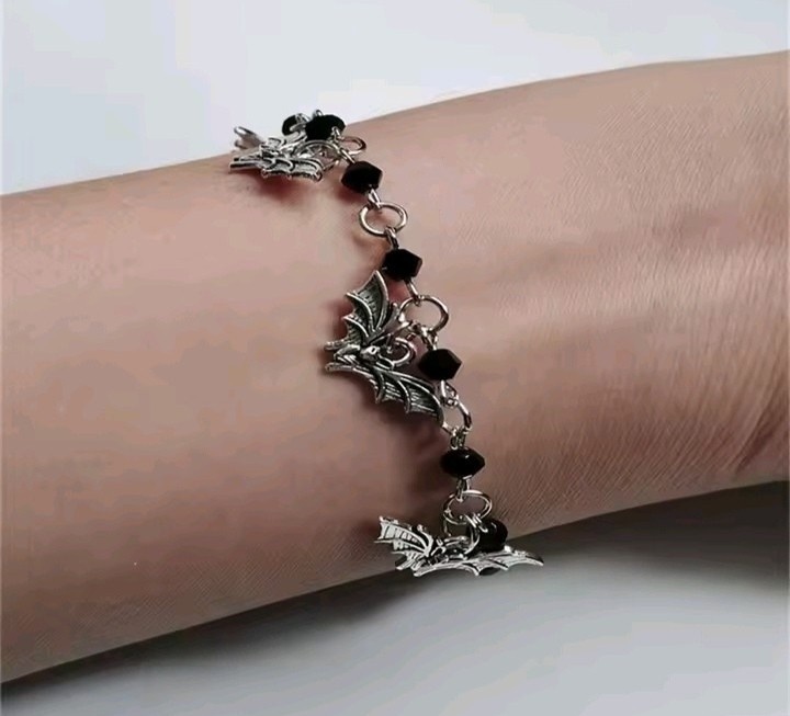 Gothic Bracelet Collection Spider Skull Bat Skeleton Witch Punk Adjustable Gift