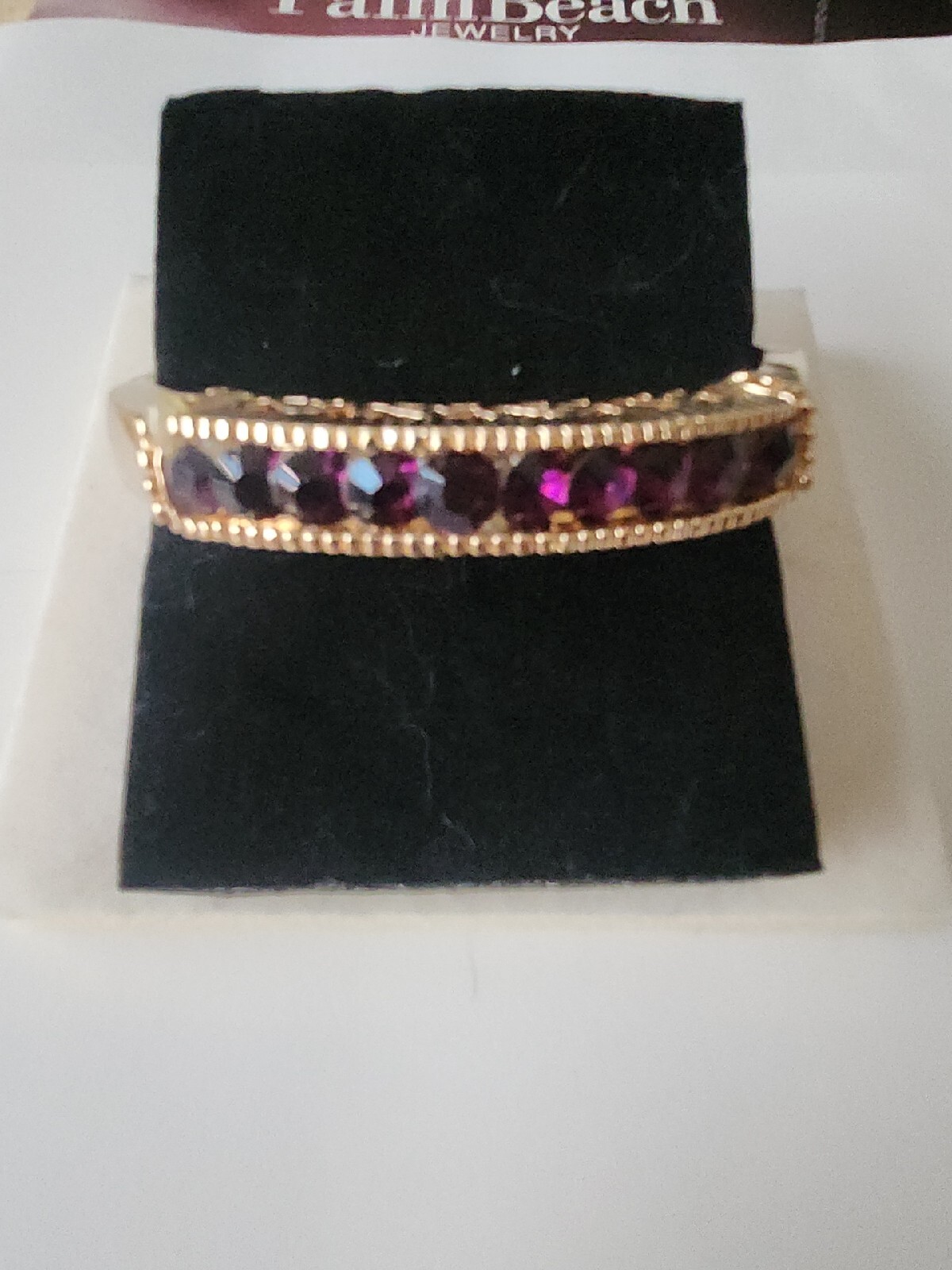 Palm Beach Jewelry GT Amythest Bracelet