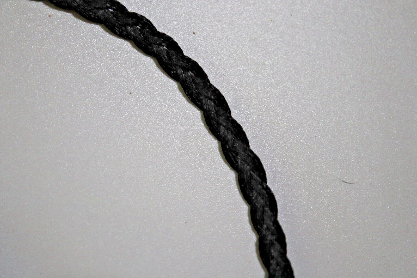 NECKLACE BLACK BRAIDED CORD W/OVER 40 POLISHED RUTILATED QUARTZ STONES 14″-26″