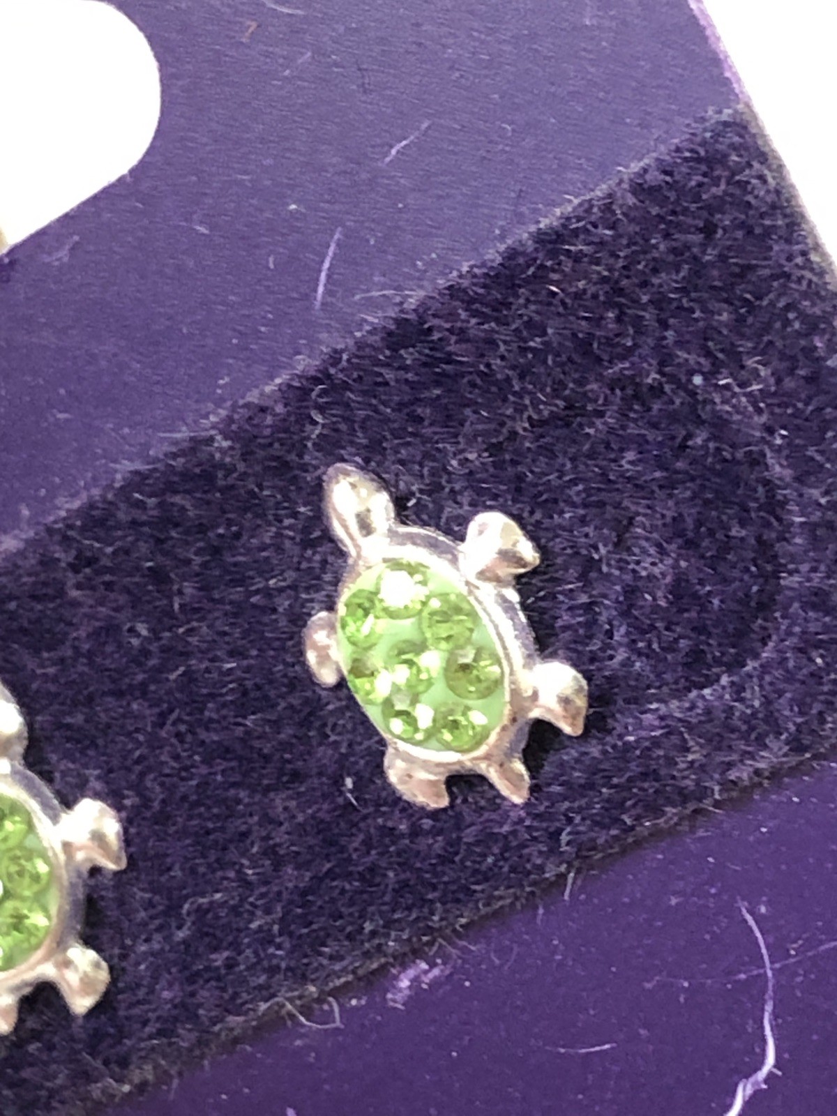 Claire’s Earrings Sterling Silver Turtle Stud – NWT