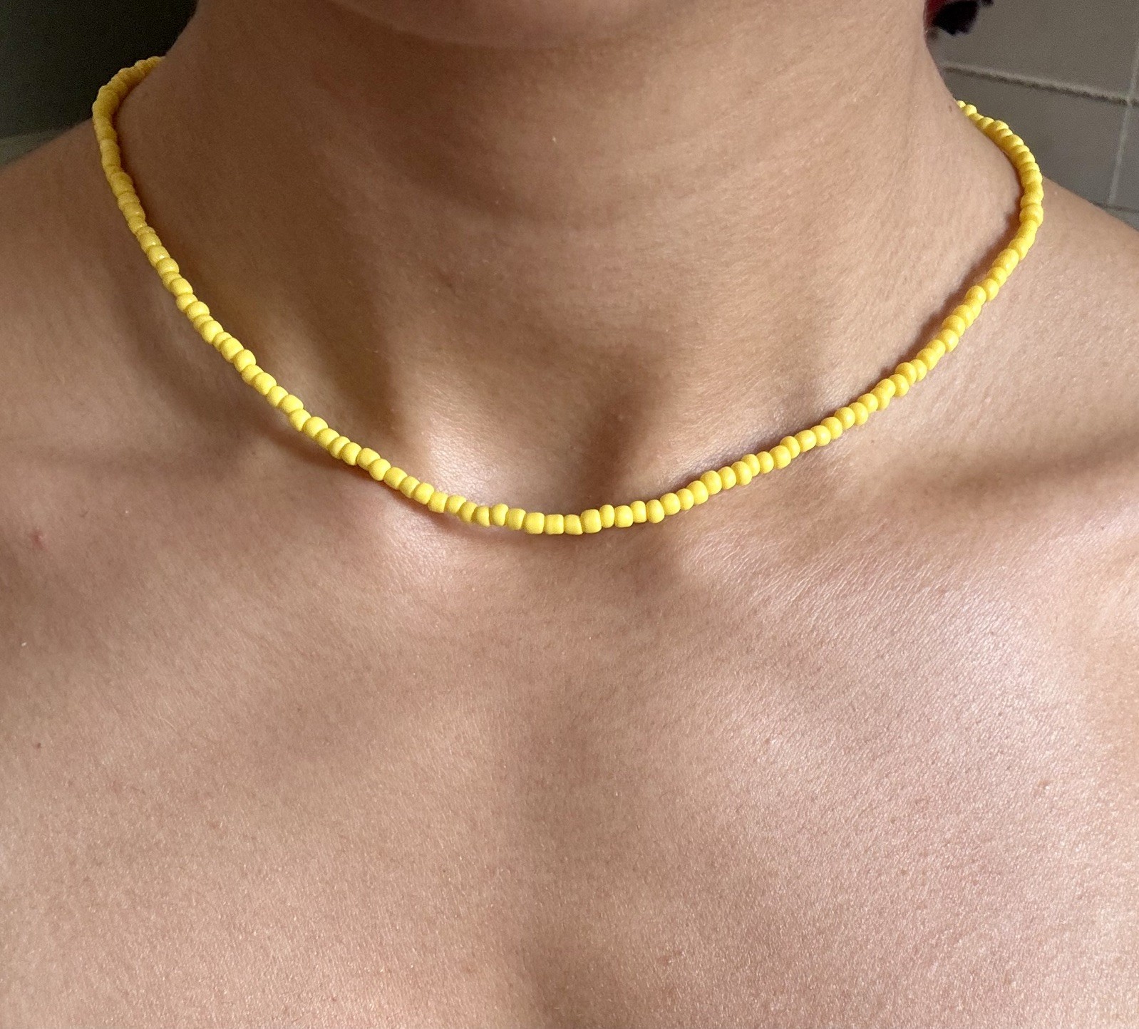 Stunning summer holiday vibe beaded necklace