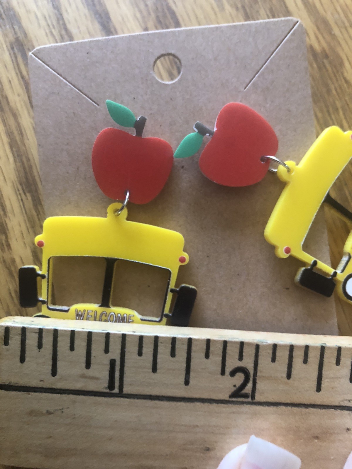 School Bus Earrings, Lightweight First Day Of School,