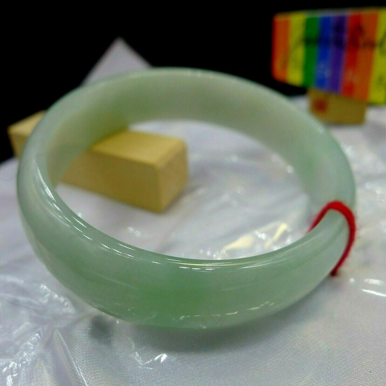 【JadeiteBird】53mm Certified 100% Natural Grade A Jadeite Jade Bangle Bracelet