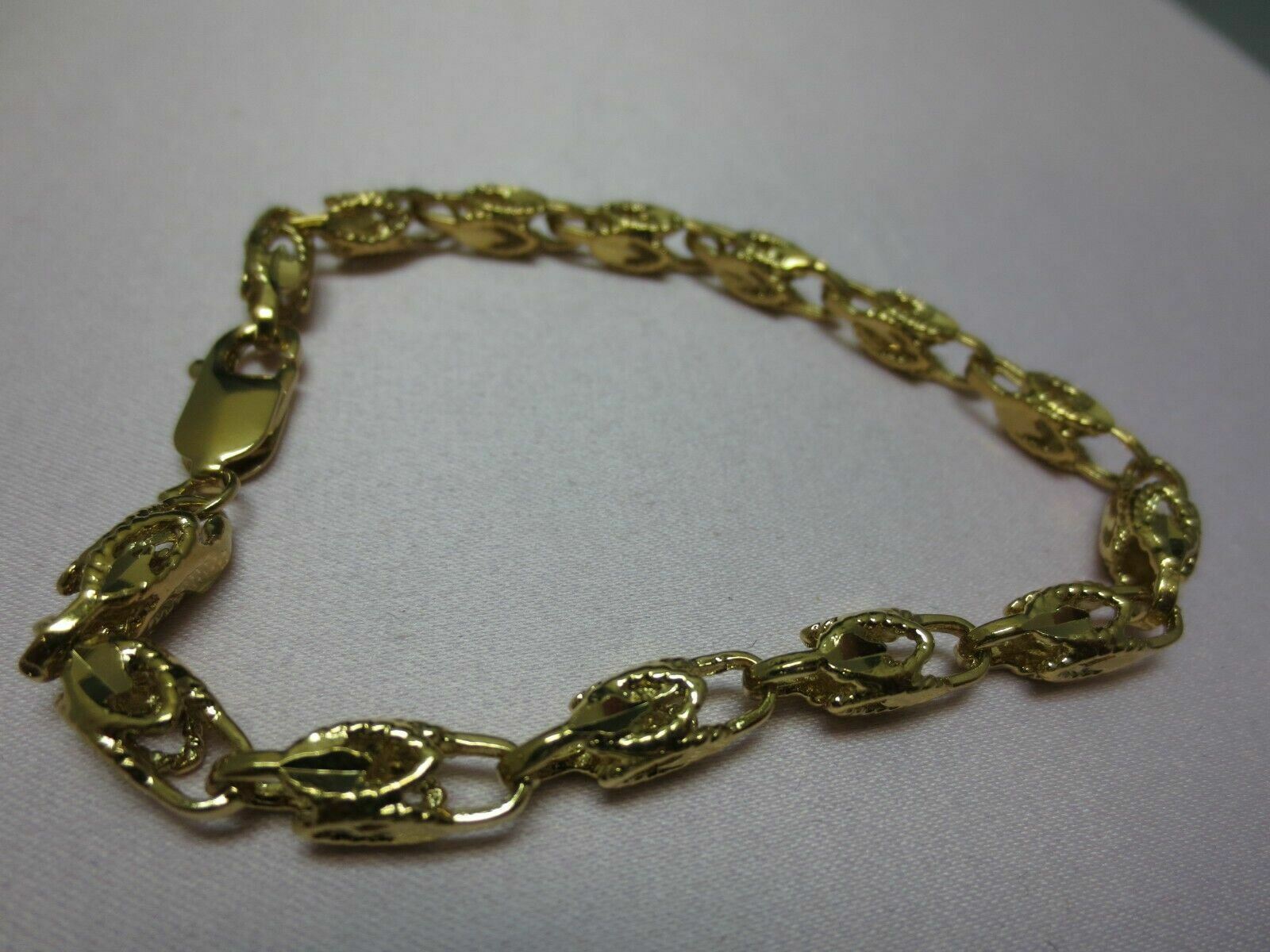 14 KT GOLD EP 36 INCH CAST 6MM TURKISH HIP HOP ROPE CHAIN NECKLACE