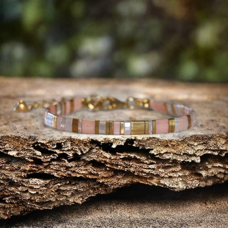 2025HOT Delicate Adjustable Miyuki Tila Vintage Women Bracelet Healing Gift