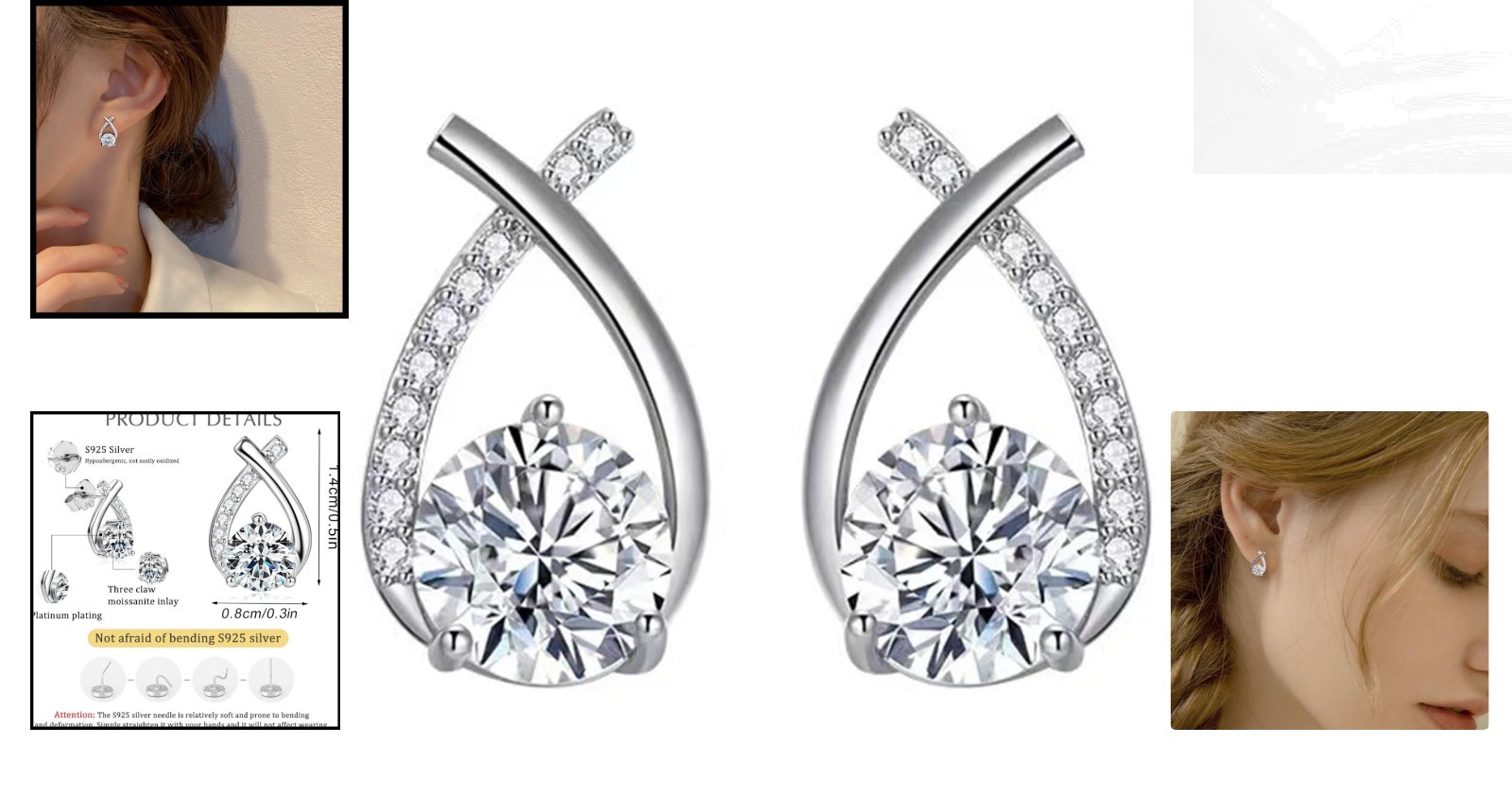 Luxury Lymph Flow Earrings: Germanium Therapy & Zircon Elegance for Gifting