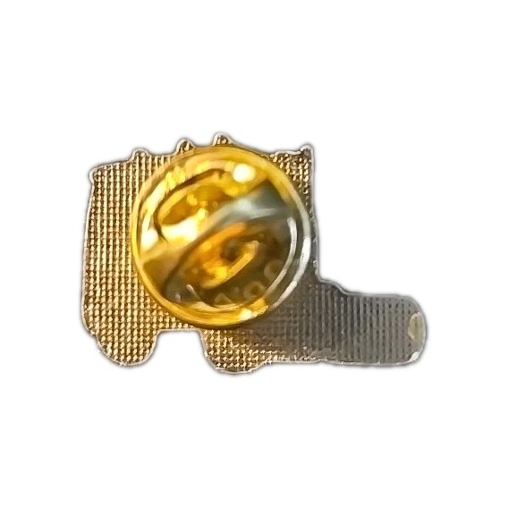 Vintage Big Rig Truck Tractor Trailer Lapel Pin