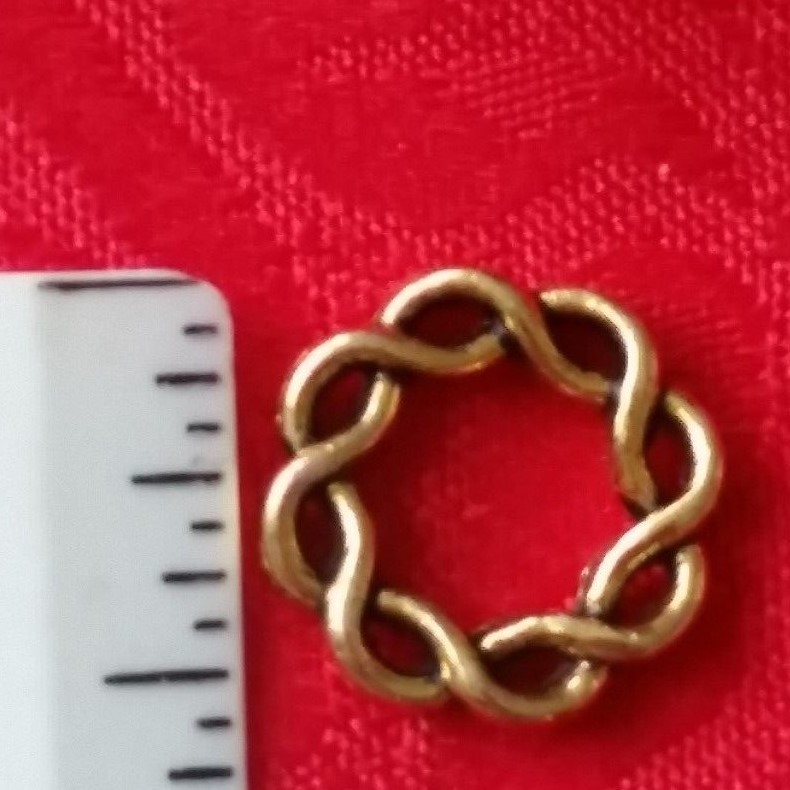CELTIC KNOT – TRIQUETRA CHARM – GOLDTONE – BRONZETONE – ANTIQUE SILVER -U CHOOSE