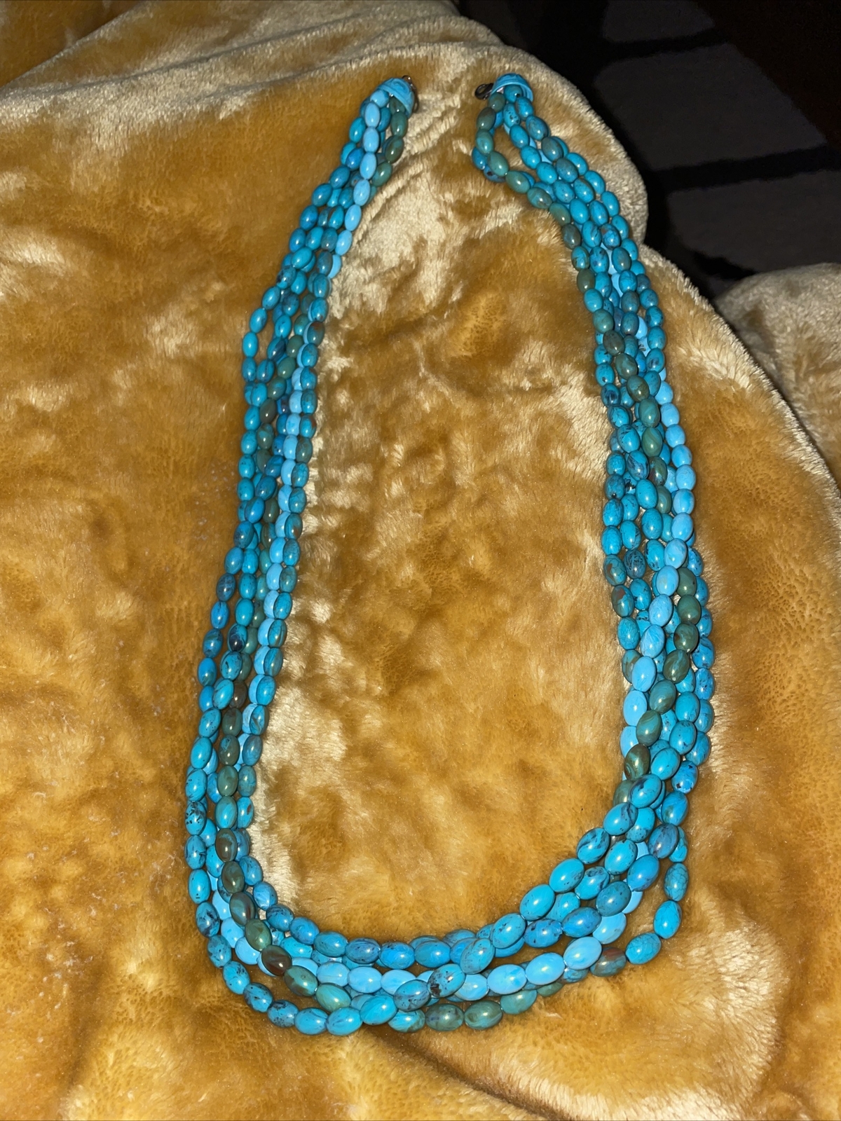New 6 Strain Beaded Statement Necklace
