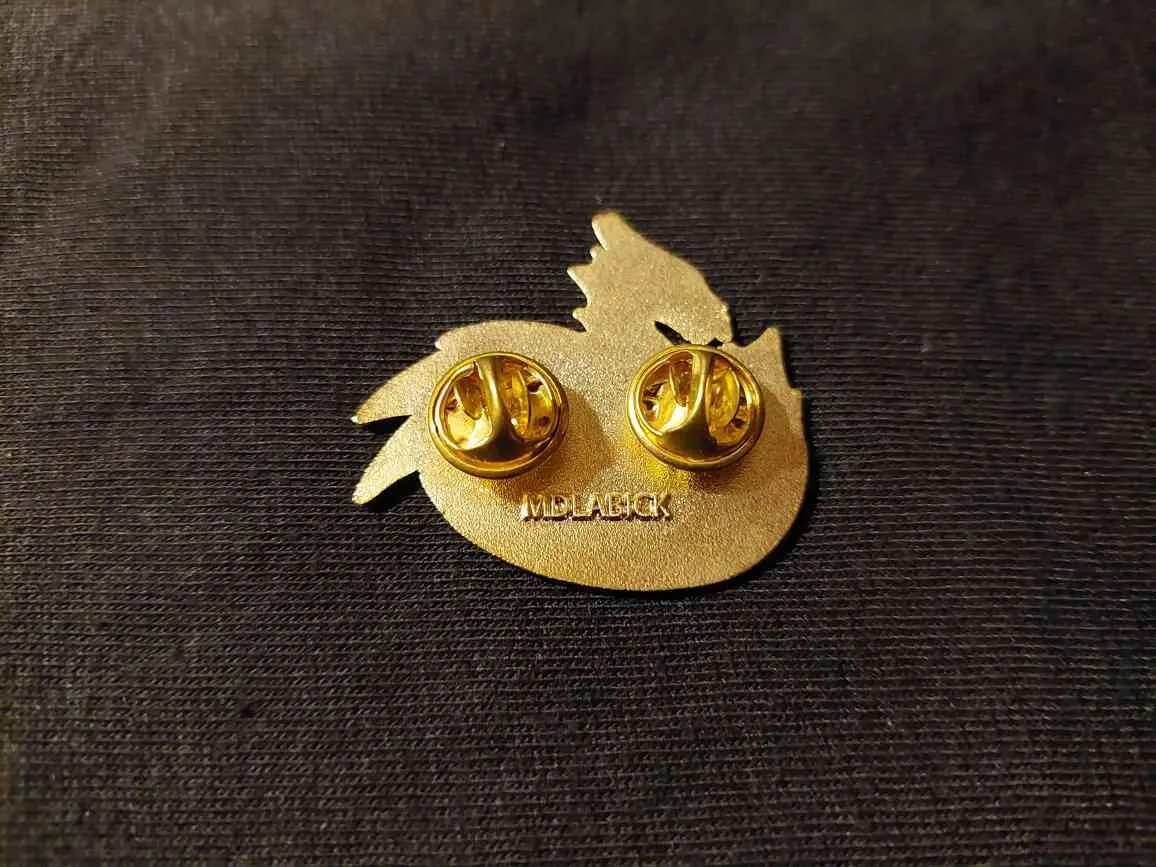 Bronze Dragon with Dice Enamel Pin | Dice Hoarders Series | Max Dlabick