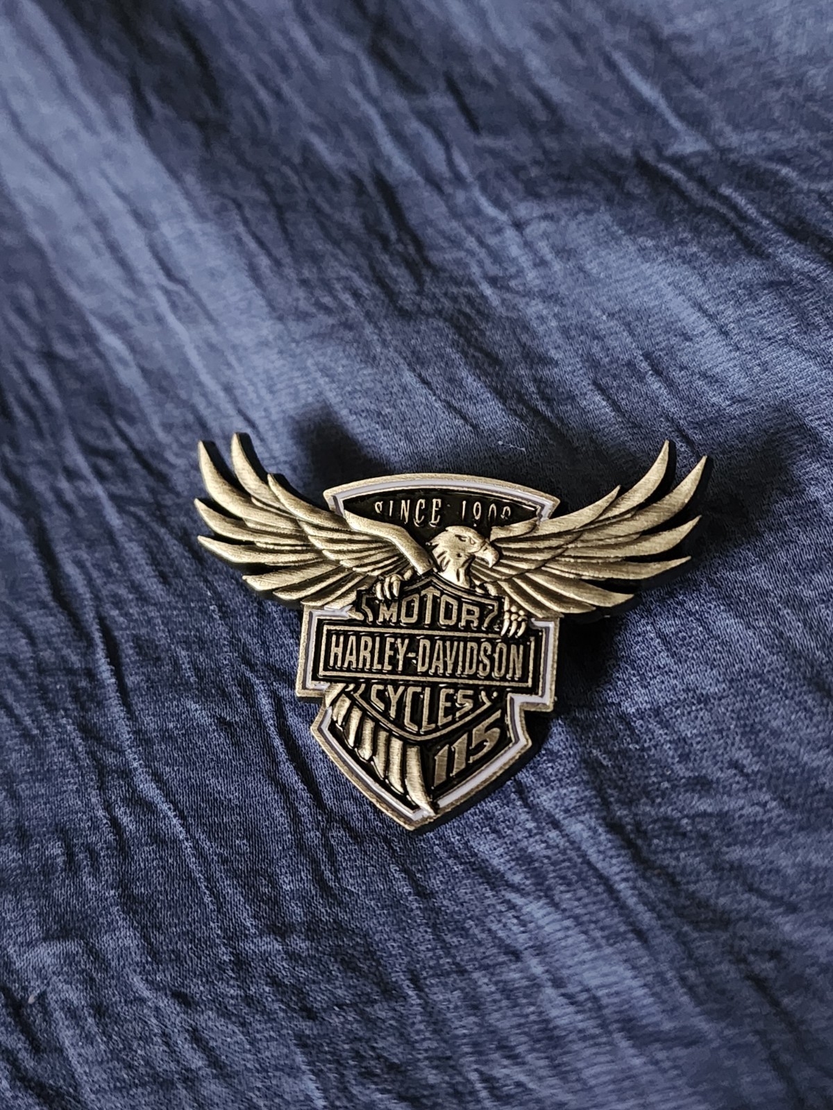 Harley Davidson Motorcycles Pin 115th Anniversary Commemerative