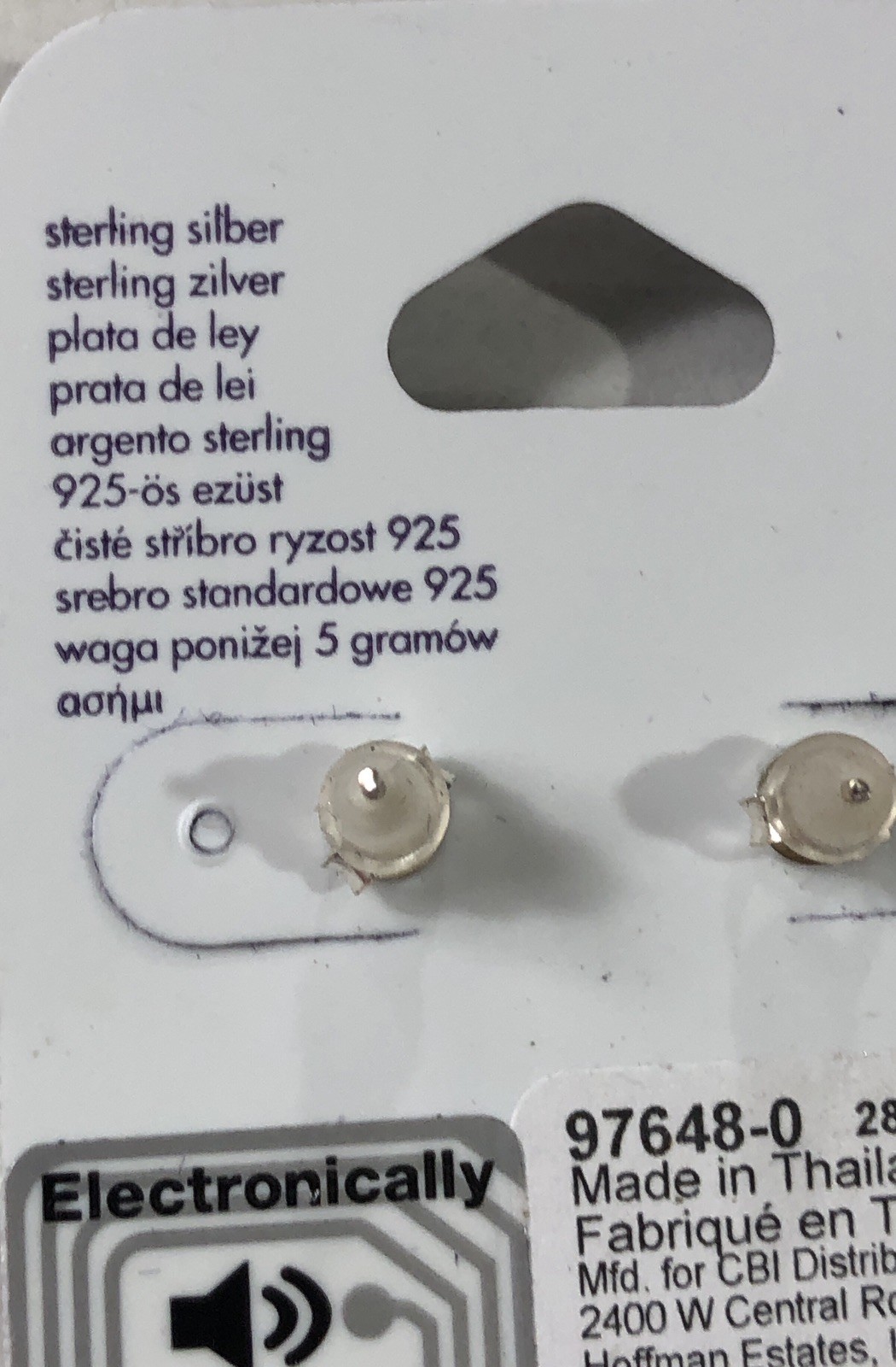 Claire’s Earrings Sterling Silver Turtle Stud – NWT