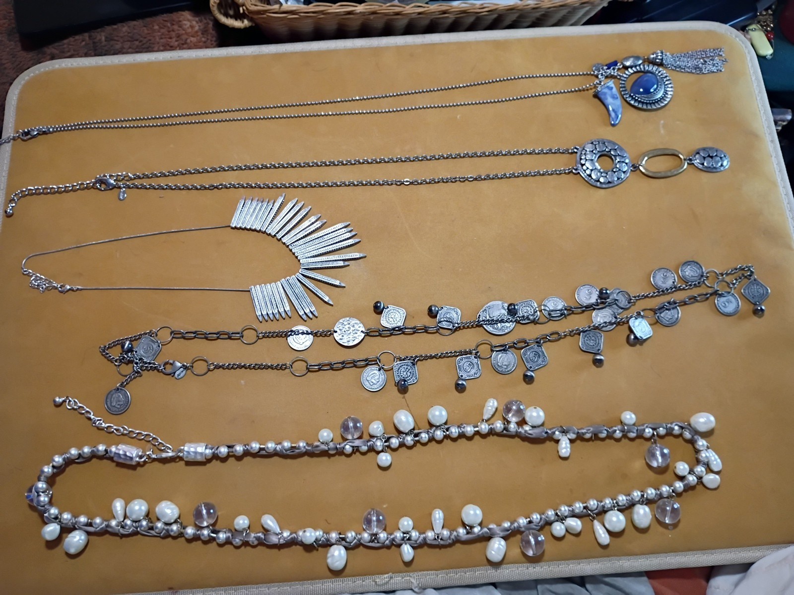 Five Chico Gorgeous Necklaces Native Look Very Pretty
