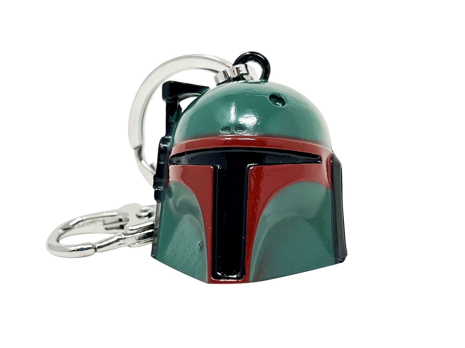 Official Star Wars BOBA FETT 3D HELMET Keychain & PIN