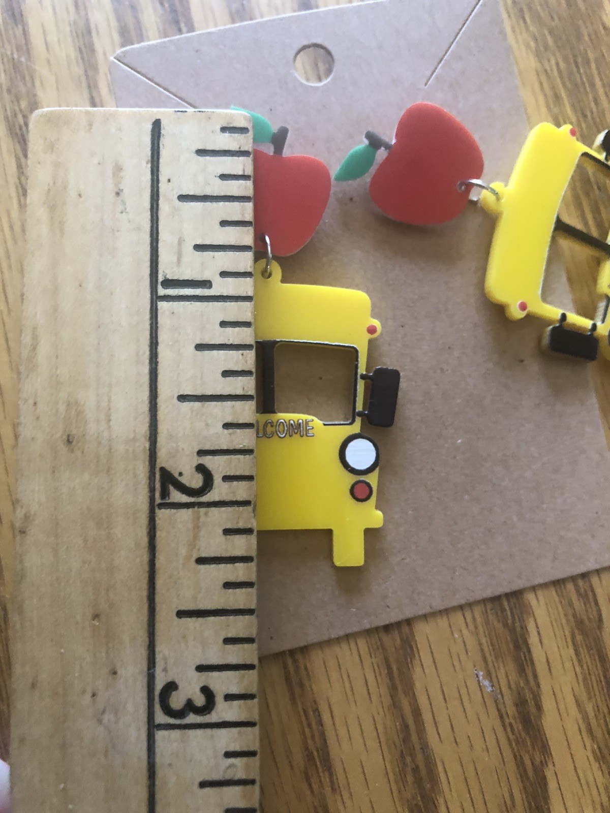 School Bus Earrings, Lightweight First Day Of School,